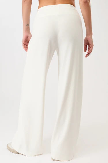 Mandala Baggy Jogger - White-3