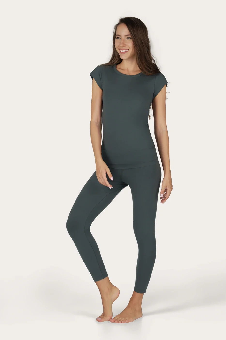 Urban Goddess Zefira Tee - Pinyon-3