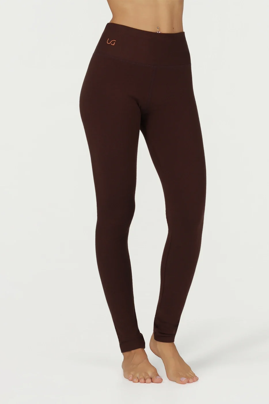 Urban Goddess Bhaktified Leggings - Cacao-1