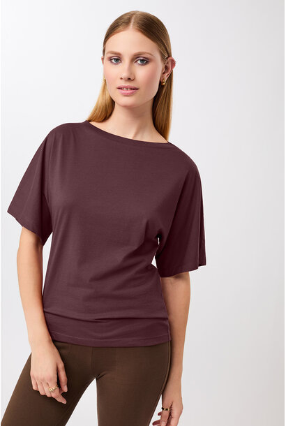 Mandala-Schmetterling-T-Shirt – Rubin