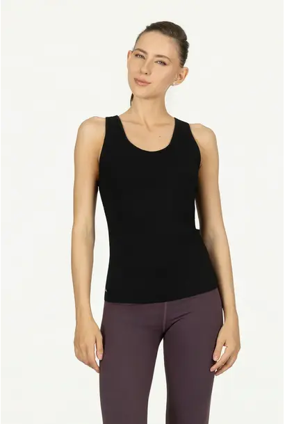 Urban Goddess Surya Tank Top - Onyx Black