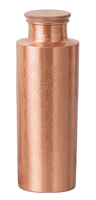 Forrest & Love Koperen Drinkfles 700ml - Flower of Life-1
