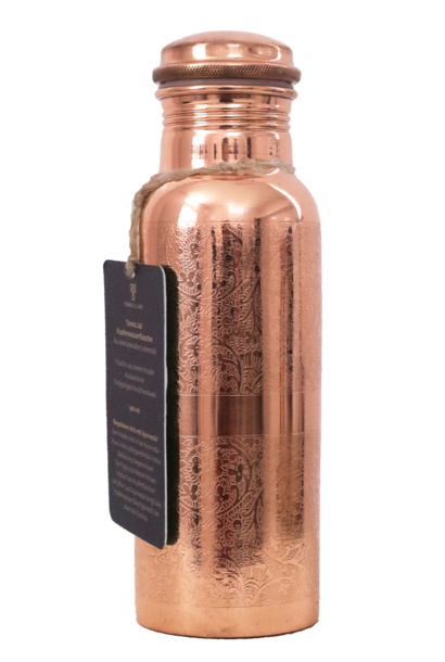 Forrest & Love Kupfer-Trinkflasche 600 ml - graviert