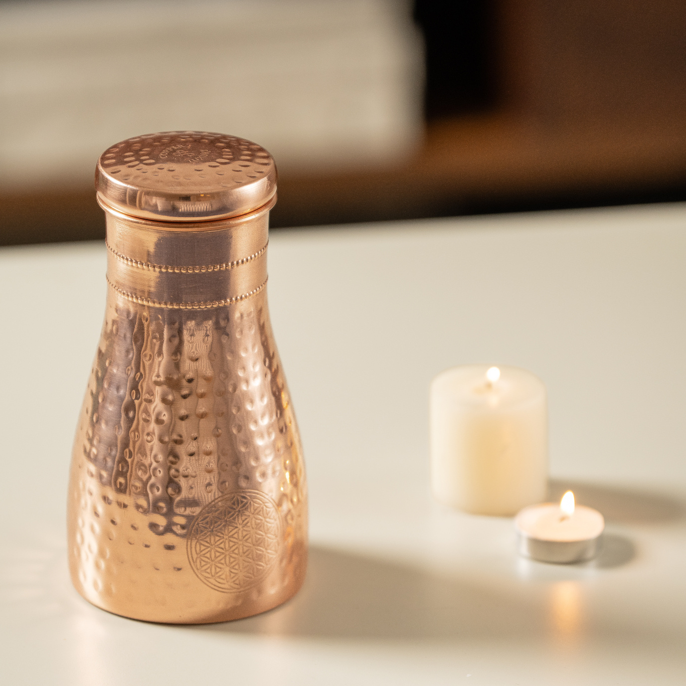 Forrest & Love Kupferkrug 1000ml - Blume des Lebens-5