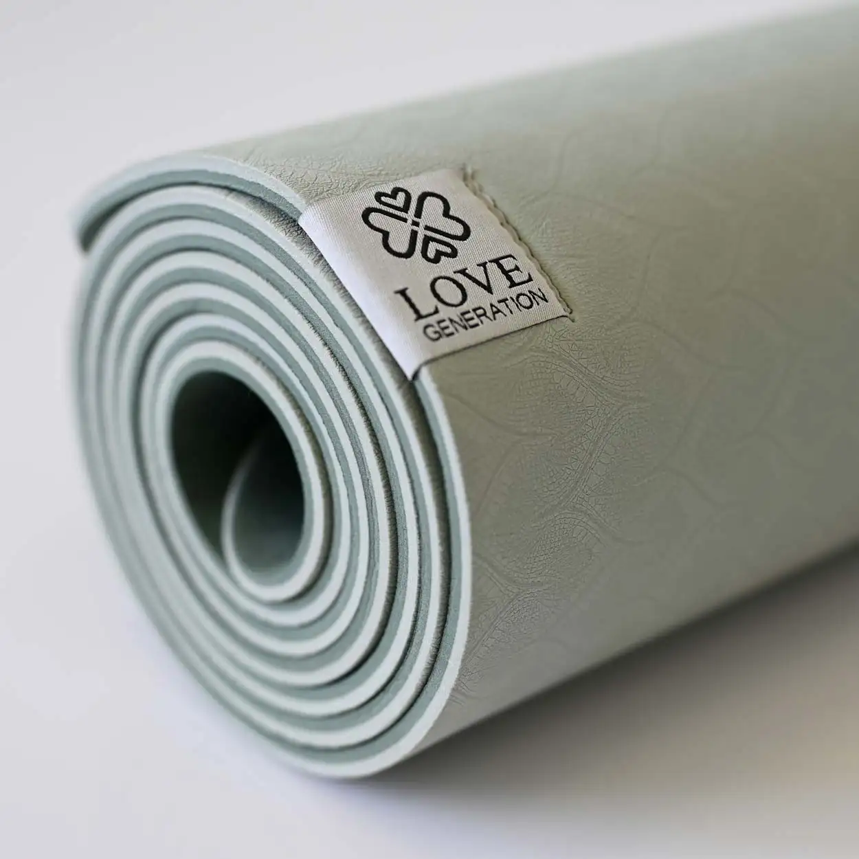 Love Generation Eco Yogamat - Saliegroen-2