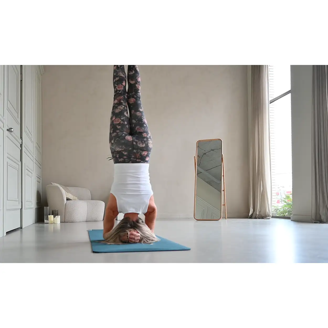 Love Generation Eco Yogamat - Blauw-4