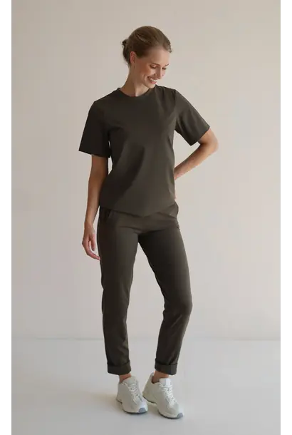 House of Gravity Active Basic Tee - Olivgrün