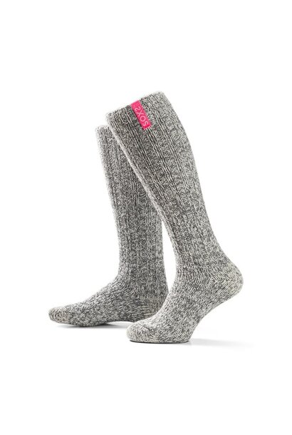 Soxs Kniestrümpfe - Grau/Bubble Gum 37-41