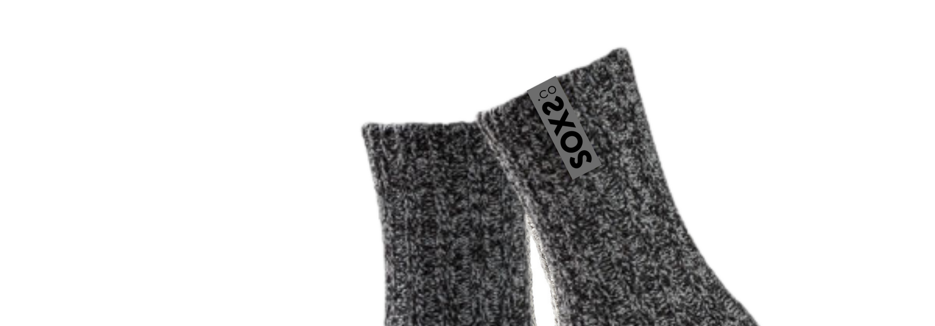 Soxs Sokken Halfhoog - Dark Grey/Moon Mist 42-46
