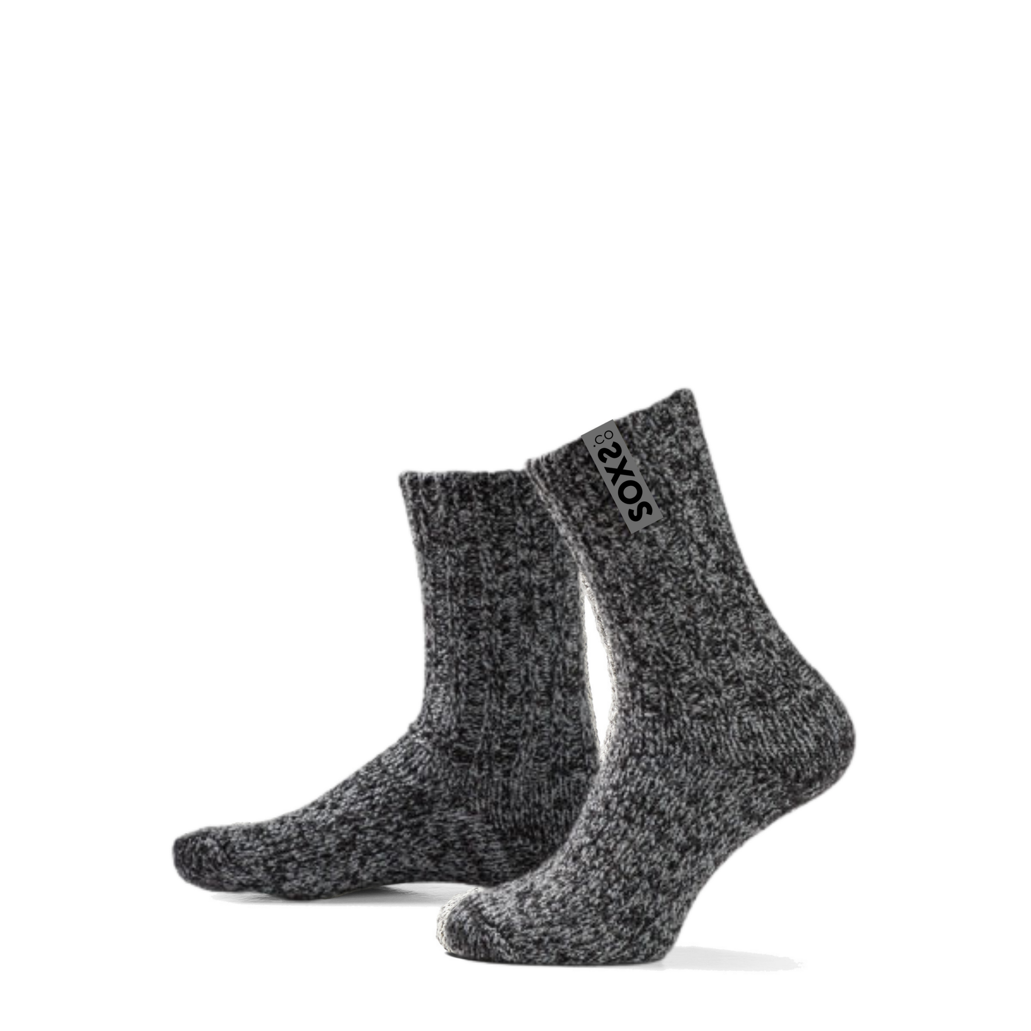 Soxs Sokken Halfhoog - Dark Grey/Moon Mist 42-46-1
