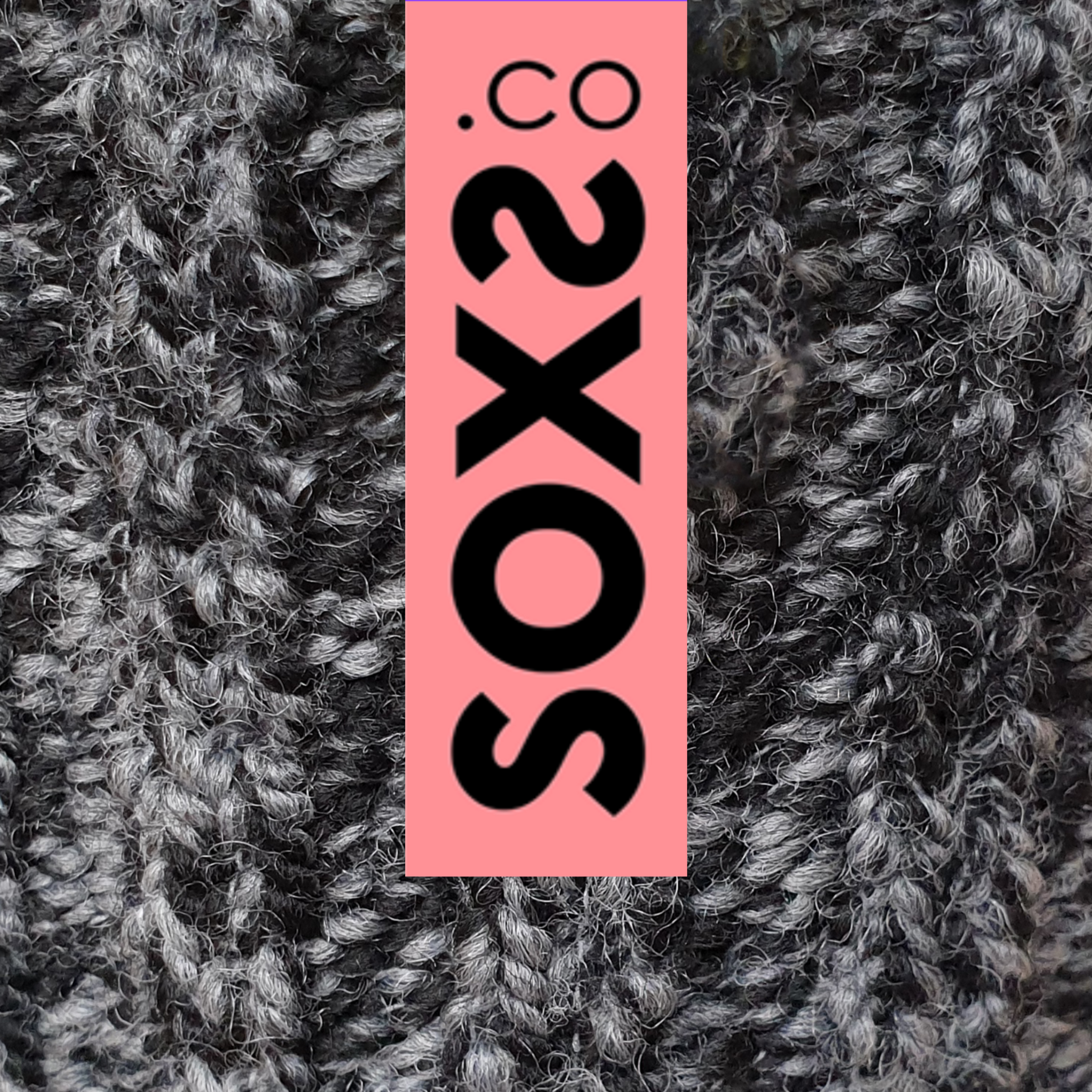 Soxs Mid-calf Socks - Dark Grey/Tender Rose 37-41-3