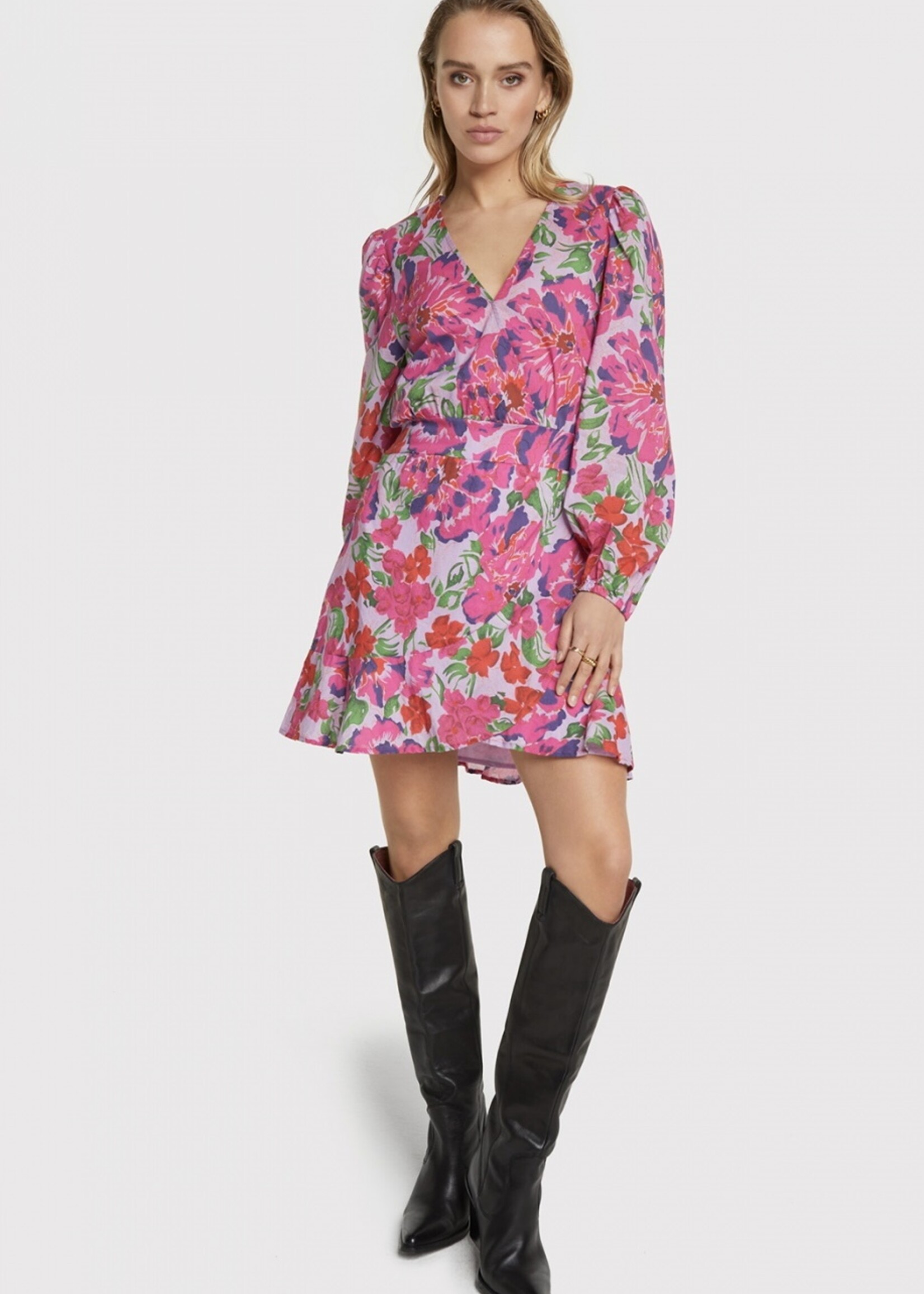 ALIX The Label Alix dress woven painted flower dress