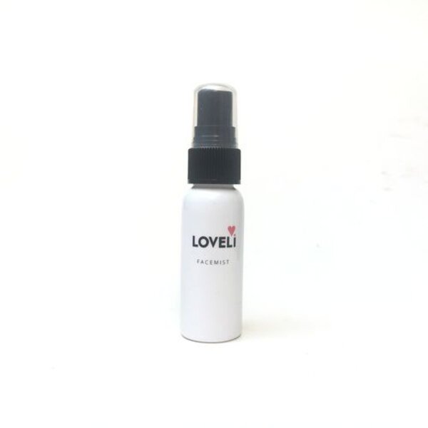 Loveli Facemist Reisegröße – Mini-Gesichtslotion-Spray für normale bis trockene Haut, 30 ml