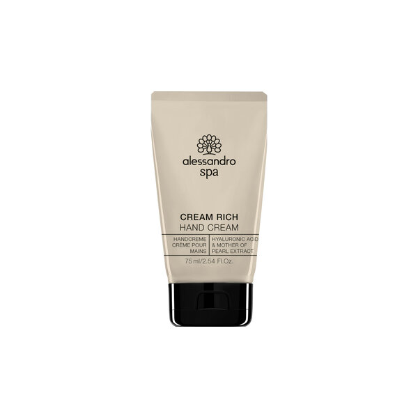 Alessandro Spa Hand Handcrème Cream Rich  voor de droge huid 75ml