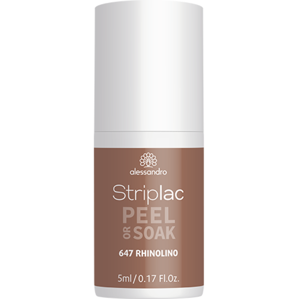 Alessandro Striplac Soak-Off- oder Peel-Off-Nagellack „Wild Africa Rhinolino“ 647, 5 ml