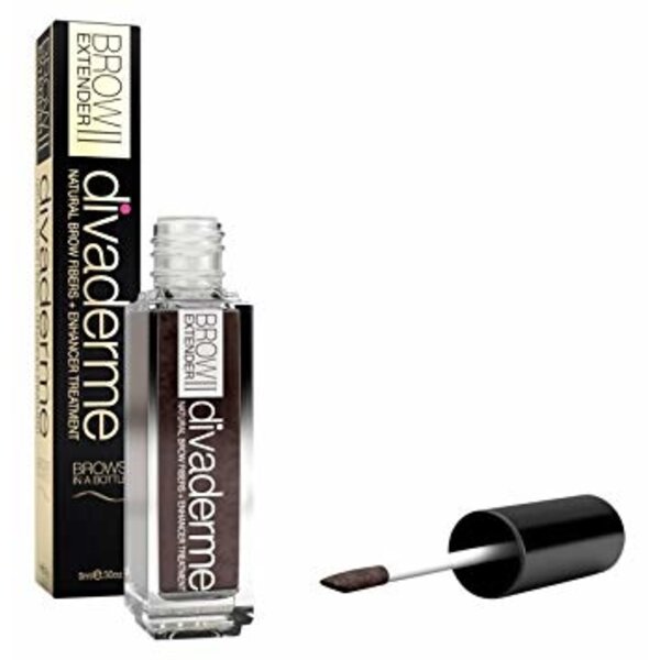 Divaderme Brow extender Chocolate brown Augenbrauenpuder mit Fasern 9gr