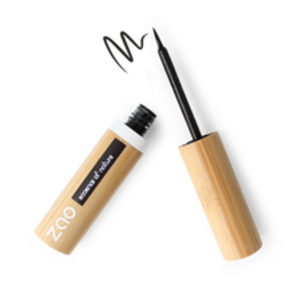 ZAO Skincare & Make-up  Bambus-Eyeliner mit Filzspitze 066 – 4,5 g  (Black Intense)