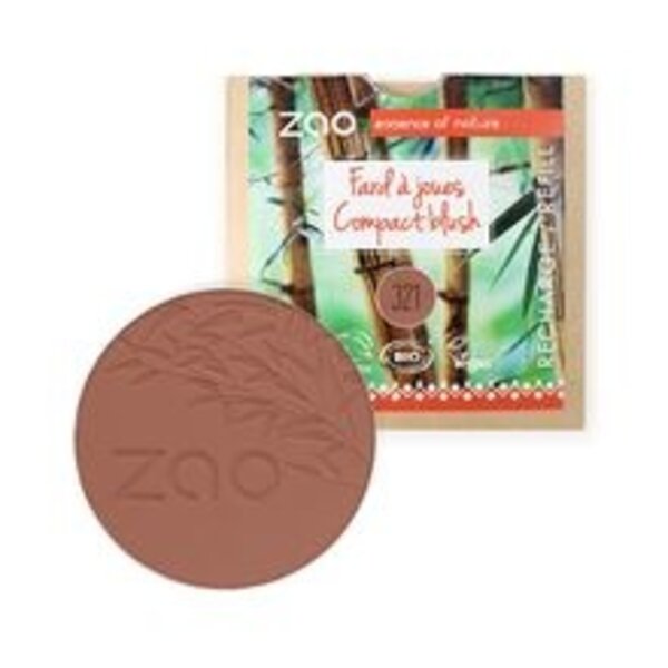 ZAO Skincare & Make-up  Nachfüll-Rouge 321 (Braun-Orange)