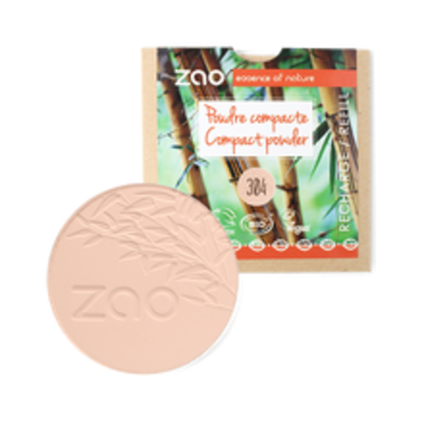 ZAO Skincare & Make-up  Nachfüllpackung Kompaktpuder 304 (Cappuccino)