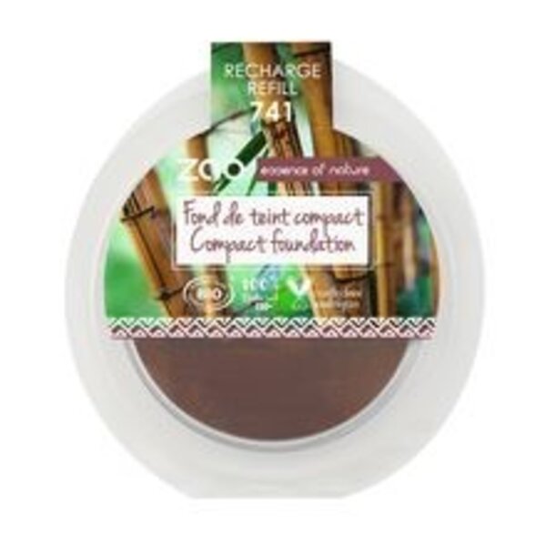 ZAO Skincare & Make-up   Refill Compact Foundation 741 (Mocha)