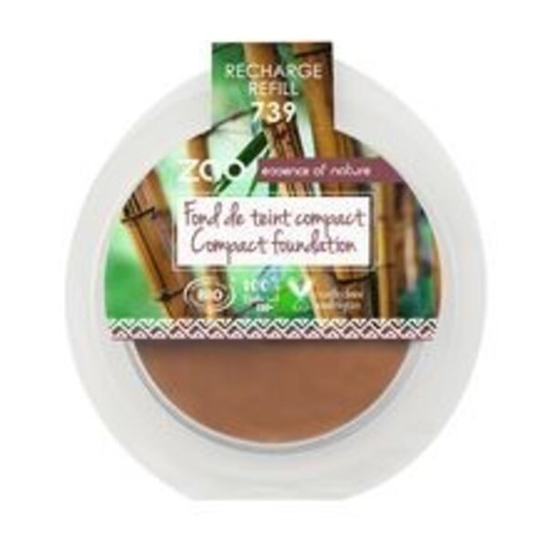 ZAO Skincare & Make-up   Refill Compact Foundation 739 (Carob)