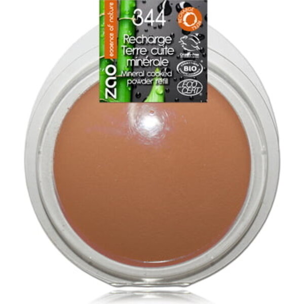 ZAO Skincare & Make-up  Nachfüllpackung Bronzing-Puder 344 (Chocolate)