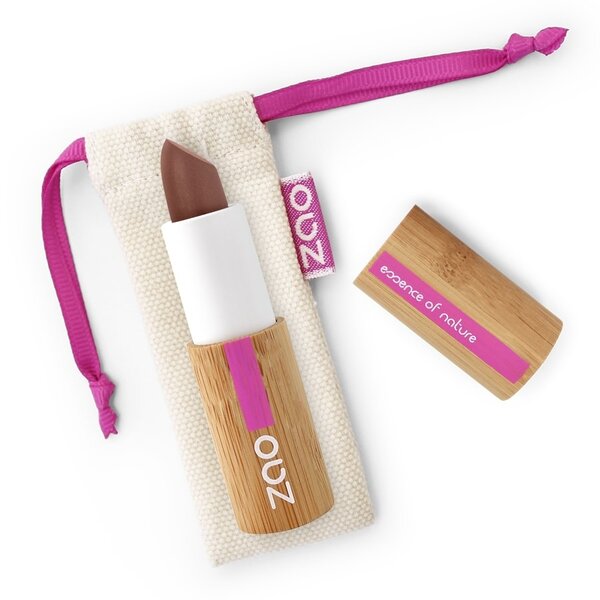 ZAO Skincare & Make-up   Bamboe Matte Lippenstift 466 (Chocolate)