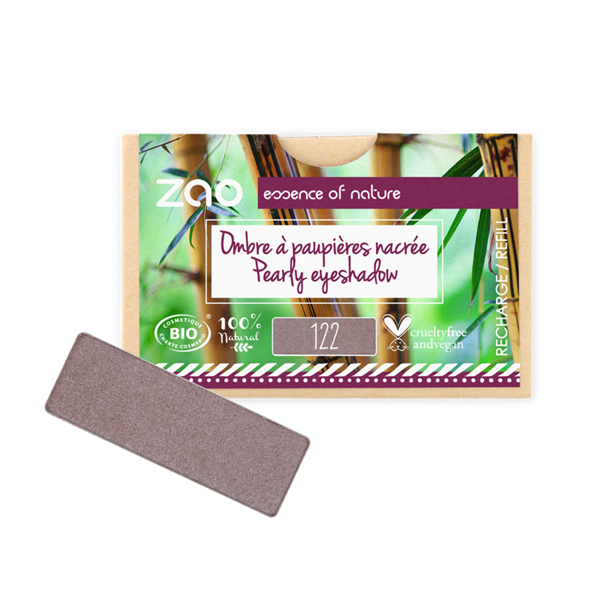 ZAO Skincare & Make-up  Nachfüllpackung Perlmutt-Lidschatten 122 (quadratisch)