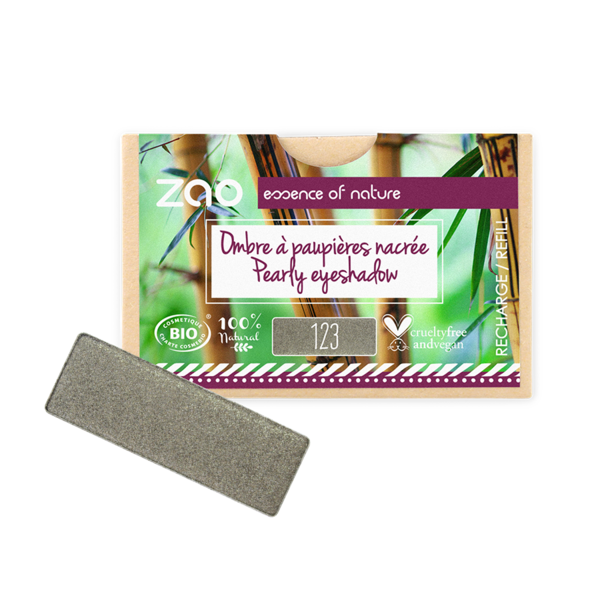 ZAO Skincare & Make-up  Nachfüllpackung Perlmutt-Lidschatten 123 (quadratisch)