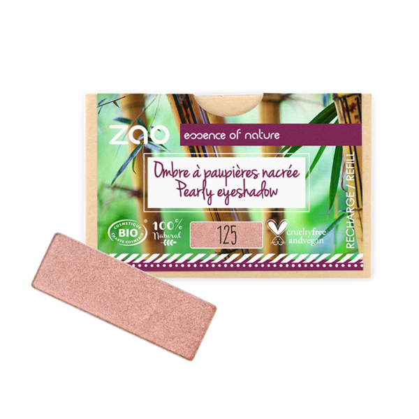 ZAO Skincare & Make-up  Nachfüllpackung Perlmutt-Lidschatten 125 (quadratisch)