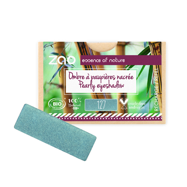 ZAO Skincare & Make-up  Nachfüllpackung Perlmutt-Lidschatten 127 (quadratisch)