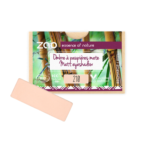 ZAO Skincare & Make-up  Nachfüllpackung Perlmutt-Lidschatten 210 (quadratisch)