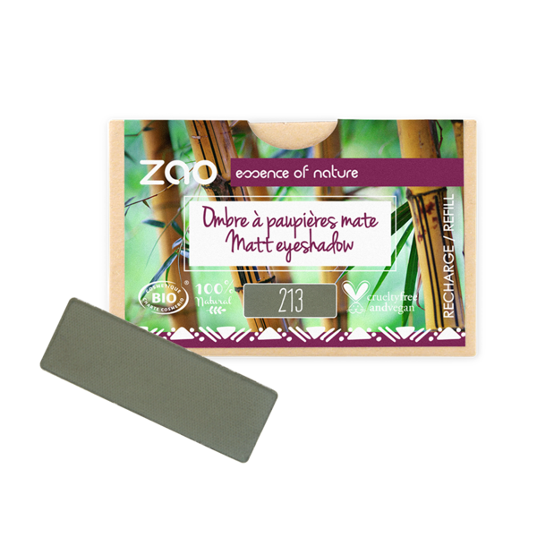 ZAO Skincare & Make-up  Refill MAtte Oogschaduw 213 (vierkant)