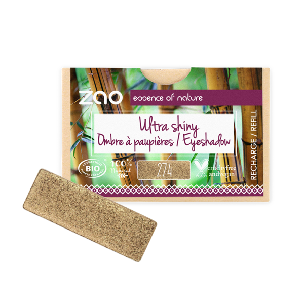 ZAO Skincare & Make-up  Nachfüllpackung  Lidschatten 274 (quadratisch)