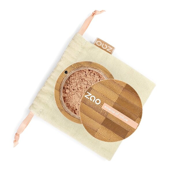 ZAO Skincare & Make-up  Bambus Mineralpuder-Foundation 504 (Neutral Beige)