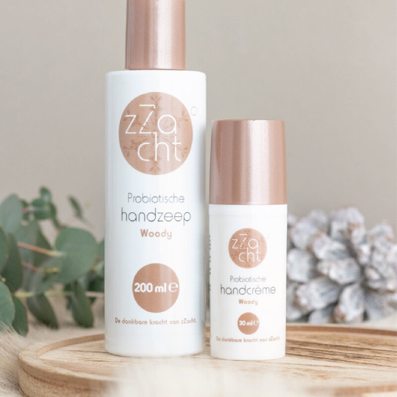Anti bacteriële handzeep en handcrème van zZacht