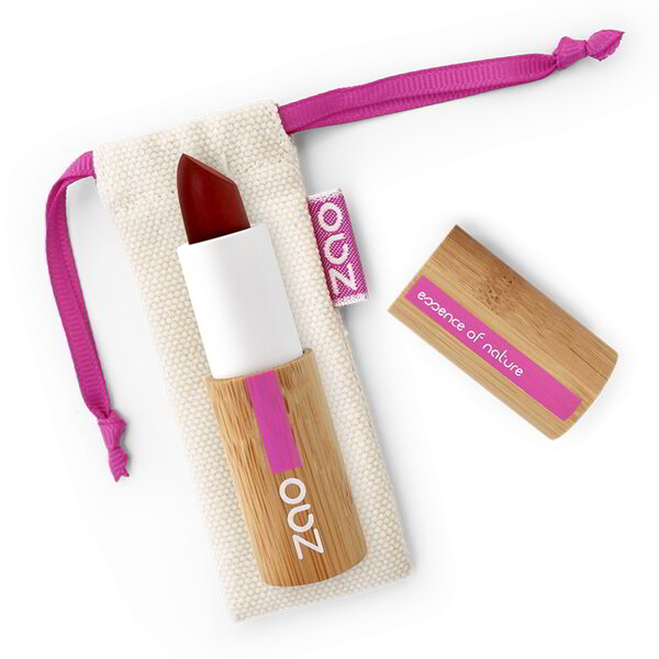 ZAO Skincare & Make-up  Bamboo Cocoon Lippenstift 413 (Bordeaux)
