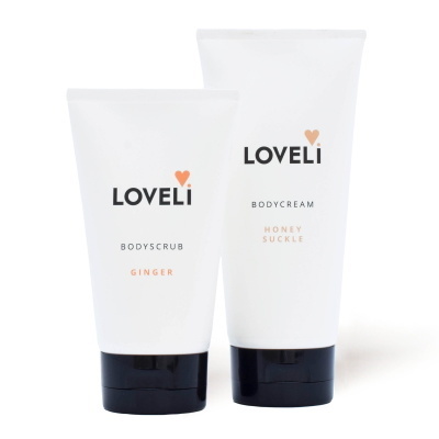 Loveli bodycreme en bodyscrub