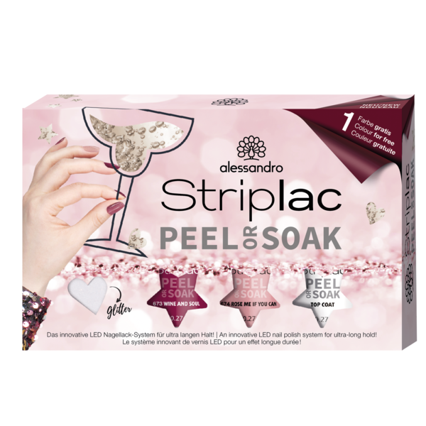 Alessandro Striplac Glitter-Set 3 x 5 ml