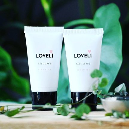Loveli gezichtspeeling face scrub
