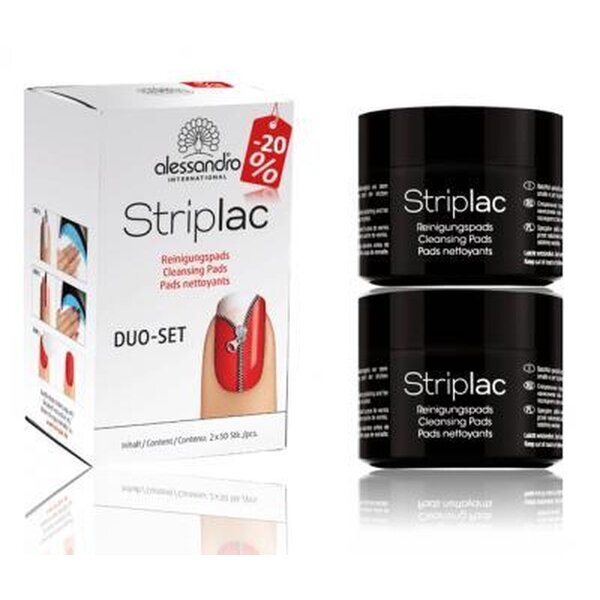 Alessandro Striplac  Reinigingspads DUO  100 stuks  voordeelset