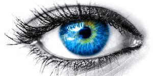 Oogmake-up bij blauwe ogen