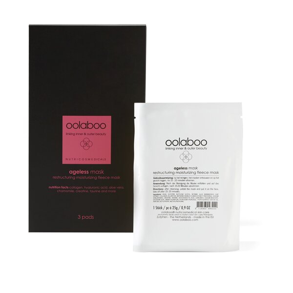 Oolaboo Ageless anti-age restructuring moisturizing fleece mask 3x1 pad