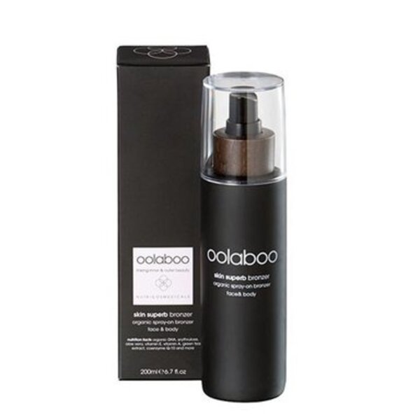 Oolaboo Skin Suberb easy matching glowing organic spray-on bronzer 200ml