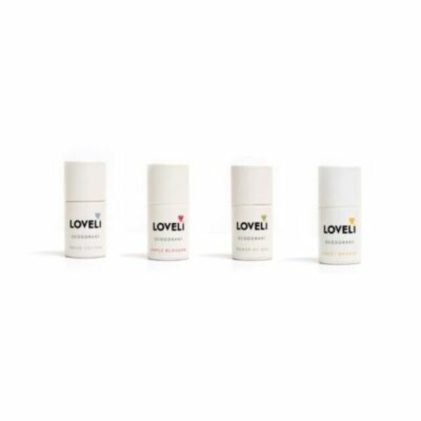 Loveli Deo-Mini-Set 4 x 6 g  ohne Aluminium