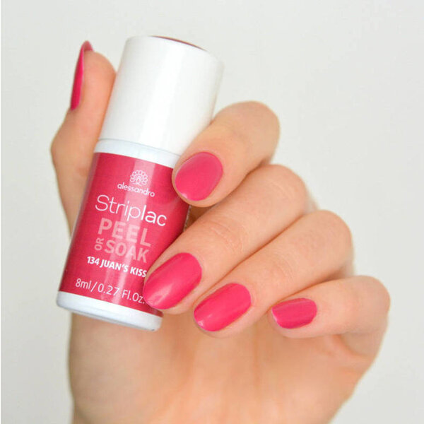 Alessandro Striplac  Peel & Soak  134 Juan's Kiss Gel Nagellak