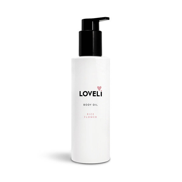 Loveli Body Oil Rice Flower huidolie  voor de droge huid 200ml