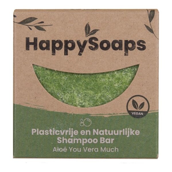 HappySoaps Aloe  You Vera Much Shampoo Bar