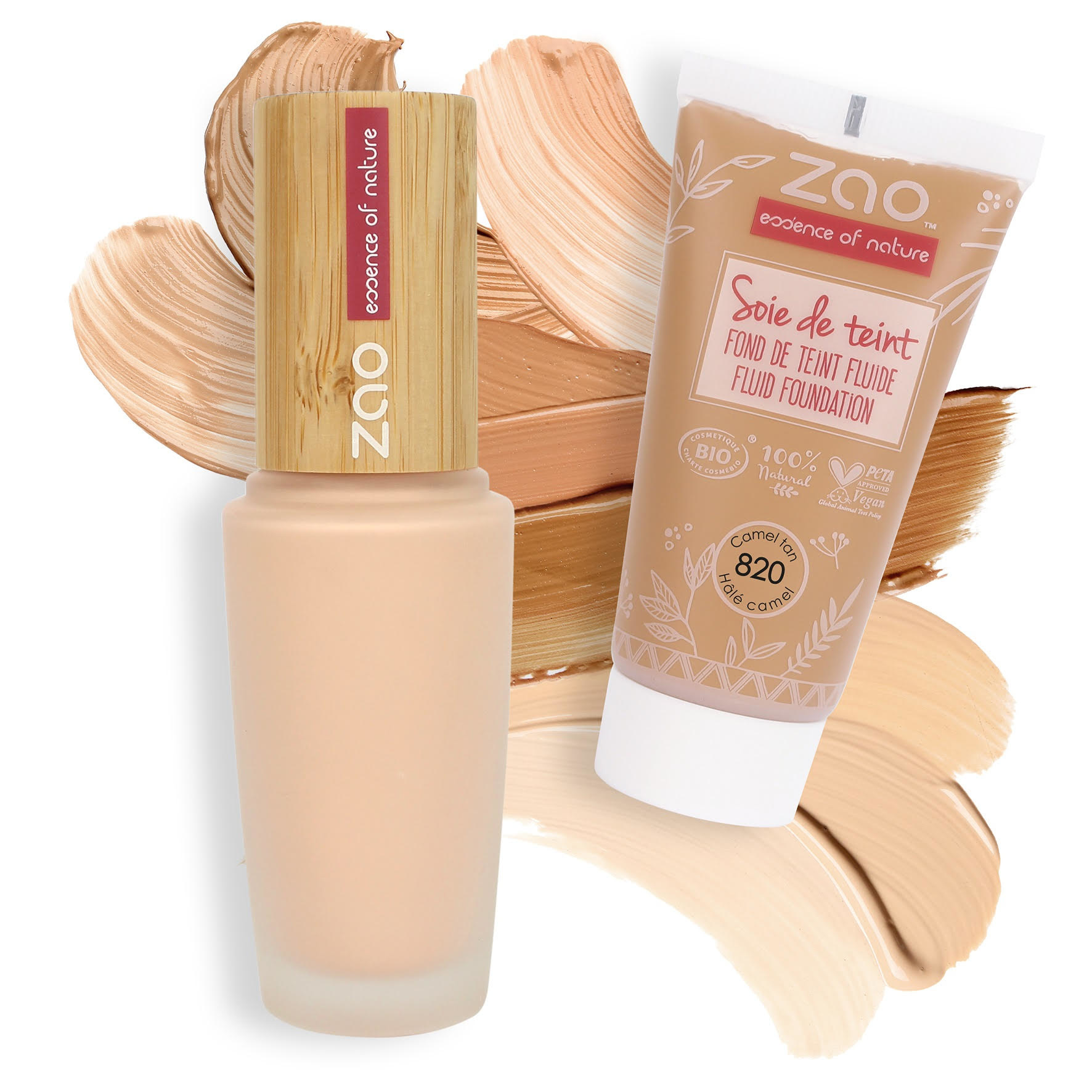 Nieuwe ZAO foundation ZAO Soie de Fluide foundation