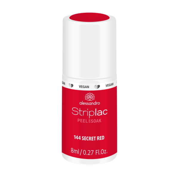 Alessandro Striplac  Peel & Soak  144 SECRET RED   Gel Nagellak